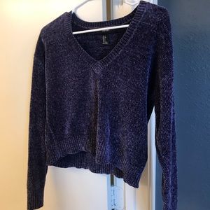 Oversized crop sweater